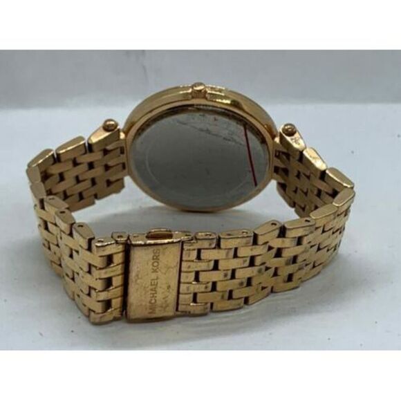 Michael Kors MK3321 Women's Watch Stainless Steel Analog 39mm Two Tone Band D738 - Picture 9 of 9